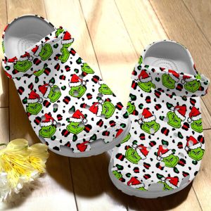 GBG0710212-ads-600×600-1.jpg, Cool Fuzzy And Lightweight Grinch Christmas White Crocs, Cool, Fuzzy, White