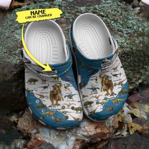 GCB0211104custom ads 5, Crocs Unisex-Adult Men’s and Women’s Dinosaurs Collection Limited Edition Slippers, Adult, Personalized, Unisex