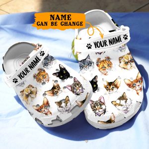 GCD1002202custom chay ads, Love Cats Crocs For Adult, Quick Delivery Available!, Adult