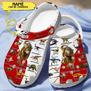 GCS0211104custom ads3, Dinosaurs Collection Limited Edition Crocs Customized Clogs For Women and Men, Limited Edition, Men, Women