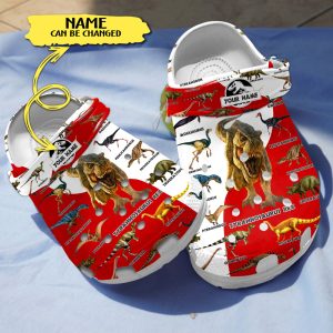 GCS0211104custom ads4, Dinosaurs Collection Limited Edition Crocs Customized Clogs For Women and Men, Limited Edition, Men, Women