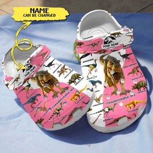 GCS0211108custom ads3, Dinosaurs Collection Limited Edition Crocs, Non-slip Shoes For Women And Men, Limited Edition, Men, Non-slip, Personalized, Women