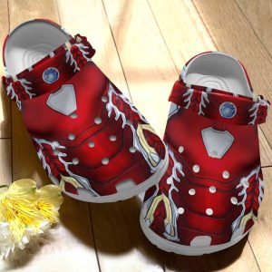 GCS0604205-2-600×600-1.jpg, Soft And Breathable Marvel Ironman Red Crocs, Shop Now To Get The Best Price!, Breathable, Red, Soft
