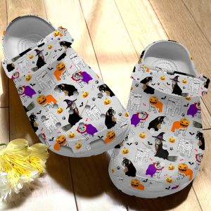 GCS1007115ch ads5, Special Design Classic And Good-looking Bulldog Halloween On The Grey Crocs, Easy to Buy!, Classic, Good-looking, Grey