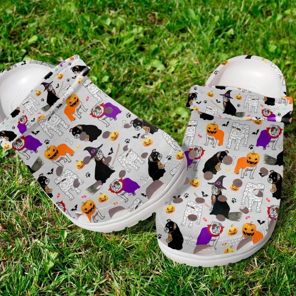 GCS1007115ch ads6 scaled 1, Special Design Classic And Good-looking Bulldog Halloween On The Grey Crocs, Easy to Buy!, Classic, Good-looking, Grey