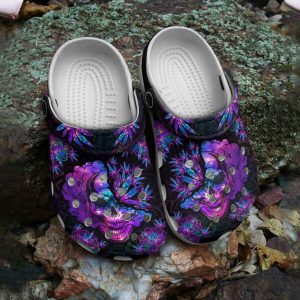 GCS1304213-4-600×600-1.jpg, Step In Comfort With Our Adult’s Classic Get High Skull Purple Crocs, Adult, Classic, Comfort, Purple