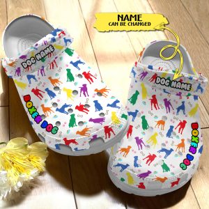 GCS2202201ch custom 2 1, Personalized Breathable And Colorful “Boxer Dog” Limited Edition Crocs, Fun And Safe for Outdoor Play!, Breathable, Colorful, Limited Edition, Personalized