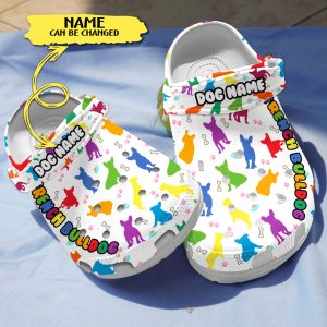 GCS2202202ch custom chay ads, Adult Unisex Personalized And Colorful “French Bulldog” Limited Edition Crocs, Quick Delivery Available!, Adult, Colorful, Limited Edition, Personalized, Unisex