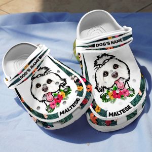 GCT2508104custom ads 1, Personalized Lightweight And Non-slip Maltese Crocs, Fun And Safe for Outdoor Play!, Lightweight, Non-slip, Personalized