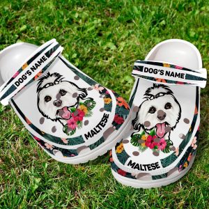 GCT2508104custom ads 6 scaled 1, Personalized Lightweight And Non-slip Maltese Crocs, Fun And Safe for Outdoor Play!, Lightweight, Non-slip, Personalized