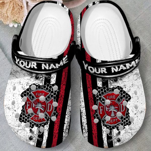 GCT3012103custom ads 2, New Design Firefighter Crocs Styles Make Your Life Colorful, New Design