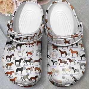 GCU0707120ch ads 5, Beautiful Horse Breeds Limited Edition Crocs, Perfect For Outdoor Activity, Beautiful, Limited Edition