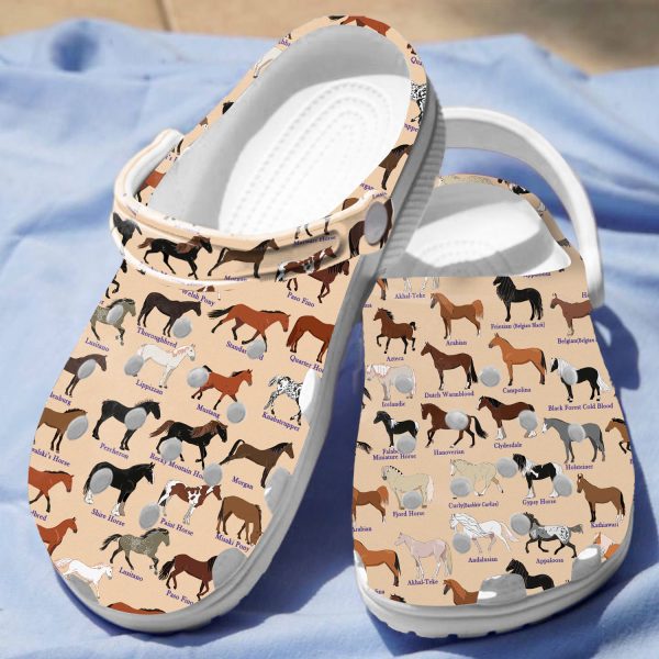 GCU0707123ch ads 3, Nice Horse Breeds Limited Edition Crocs, Perfect For Outdoor Activity, Limited Edition, Nice