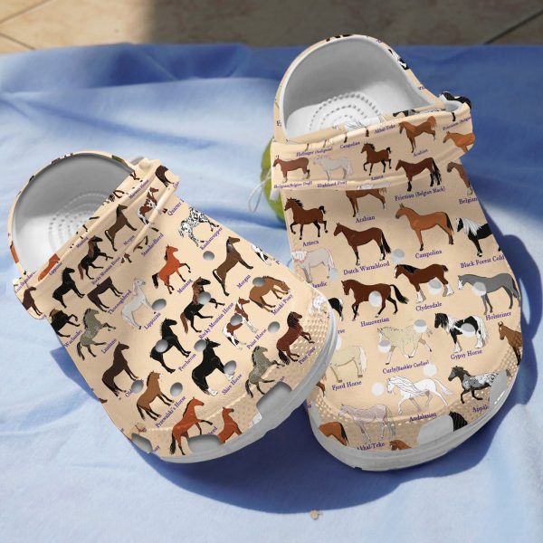 GCU0707123ch ads 4, Nice Horse Breeds Limited Edition Crocs, Perfect For Outdoor Activity, Limited Edition, Nice