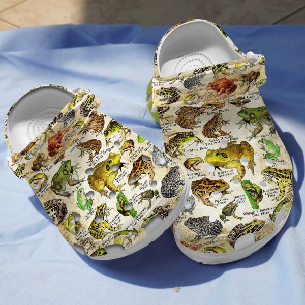 GCU0907114ch ads 4, Frogs Collection Water-proof Crocs, Summer Outdoor Women and Classic Nursing Clogs Sandals, Classic, Outdoor, Water-proof, Women