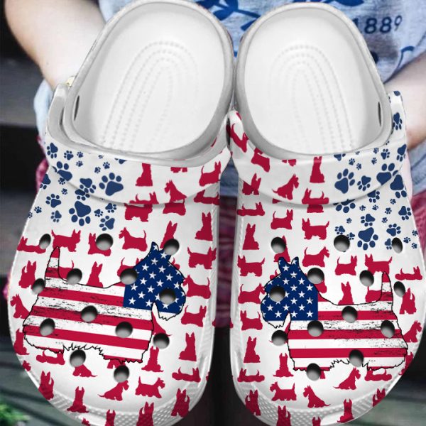 GCU110607ch ads 2, Special Design For American Flag Classic Clog, Limited Edition Unisex Adult Crocs, Adult, Classic, New Design, Unisex