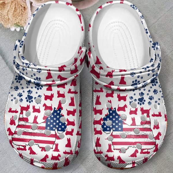 GCU110607ch ads 10, Special Design For American Flag Classic Clog, Limited Edition Unisex Adult Crocs, Adult, Classic, New Design, Unisex