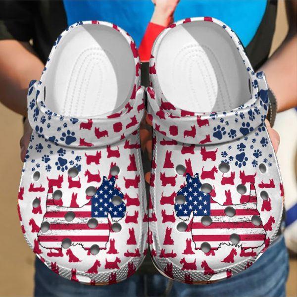 GCU110607ch ads 5, Special Design For American Flag Classic Clog, Limited Edition Unisex Adult Crocs, Adult, Classic, New Design, Unisex