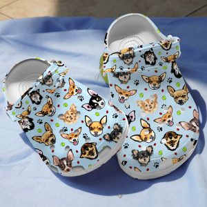GCU1308102ch ads 4 1, Breathable Non-slip And Water-Resistant Chihuahua Dog On the Light Blue Crocs, Fast Shipping!, Breathable, Light Blue, Non-slip, Water-Resistant