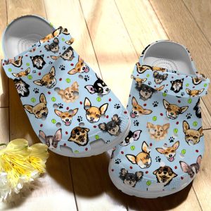 GCU1308102ch ads 5 1, Breathable Non-slip And Water-Resistant Chihuahua Dog On the Light Blue Crocs, Fast Shipping!, Breathable, Light Blue, Non-slip, Water-Resistant