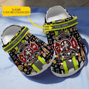 GCU18050201custom 2, Personalized First In Last Out Crocs, Lightweight and Durable, Personalized