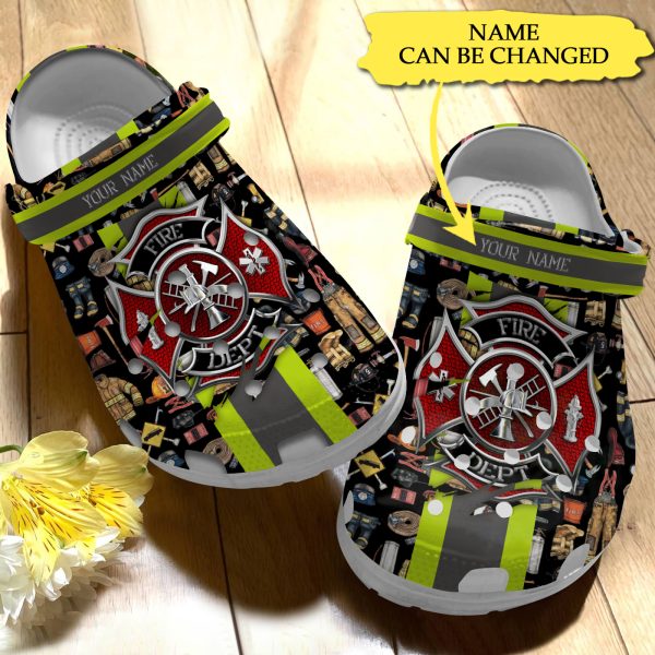 GCU18050201custom ads, Personalized First In Last Out Crocs, Lightweight and Durable, Personalized