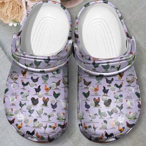 GCU2106110ch ads 5, Adults Lightweight Deer Classic Chicken Breeds On The Purple Crocs, Order Now for a Special Discount!, Adult, Classic, Purple