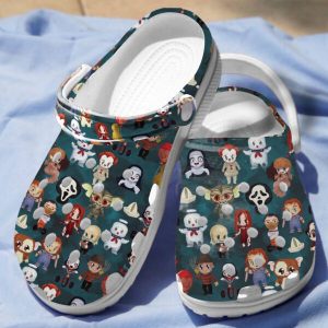 GCU2607102ch ads 2 600×600 1, Experience Supreme Comfort With Our Unisex Cute Horor Movie Characters Crocs, Perfect For Adult And Easy To Clean!, Adult, Comfort, Cute, Unisex