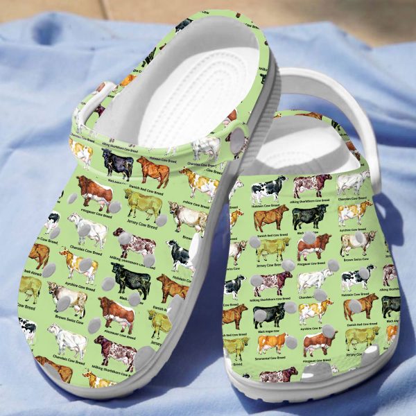 GCY0706102 ads8, Cows Limited Edition Crocs and Outdoor Slides Pool Beach Clogs, Limited Edition, Outdoor
