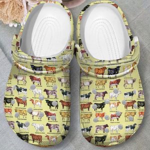GCY0706103 ads9, Summer Cows Slippers Garden Clogs, Cows Limited Edition Crocs, Limited Edition