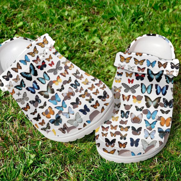 GCY0707105ch ads4 scaled 1, Cute Ombre Butterflies Gift Crocs, Cute