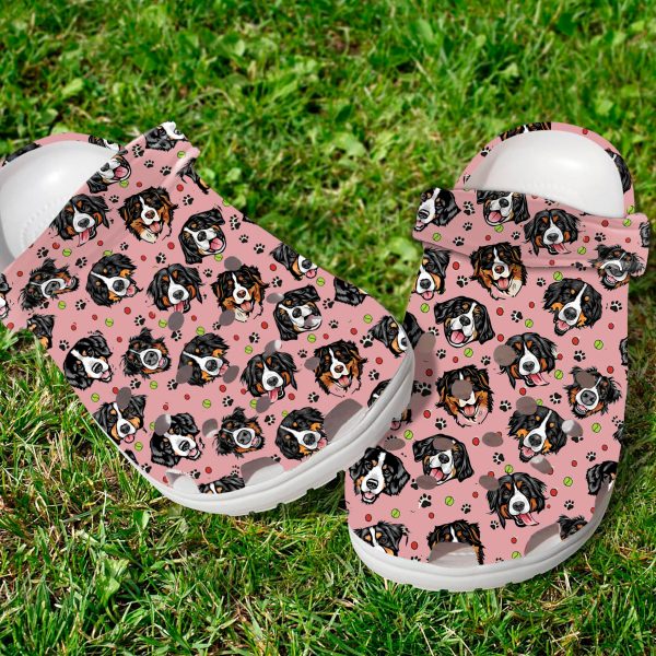 GCY1808100ch ads4 scaled 1, Lightweight And Non-Slip Bernese Mountain On The Pink Crocs, Perfect for Women, Easy to Buy!, Non-slip, Pink