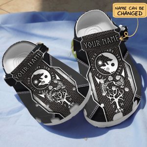 GCY2004210custom chay ads, New Design Lightweight And Love Viking With Black And White Color Crocs, Easy to Buy!, Black, Lightweight, New Design, White