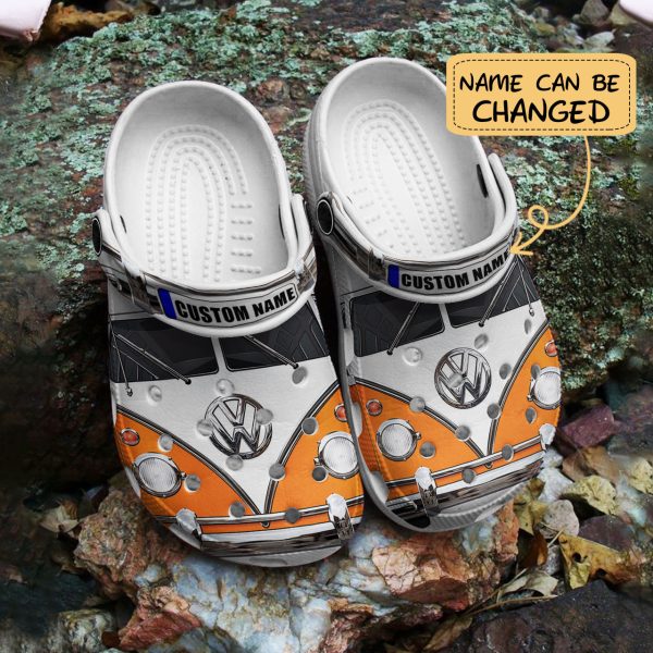 GCY3003201custom ads1, Personalized Unisex Love Campervan Crocs, Quick Delivery Available!, Personalized, Unisex