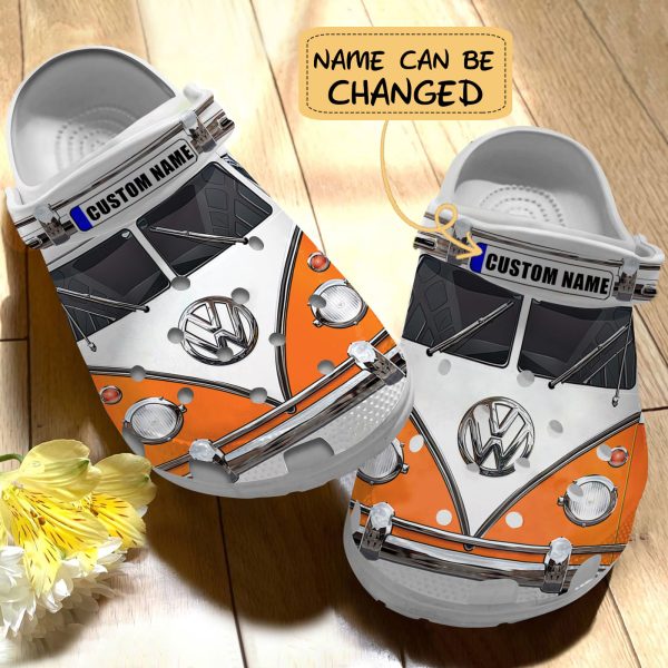 GCY3003201custom ads3, Personalized Unisex Love Campervan Crocs, Quick Delivery Available!, Personalized, Unisex