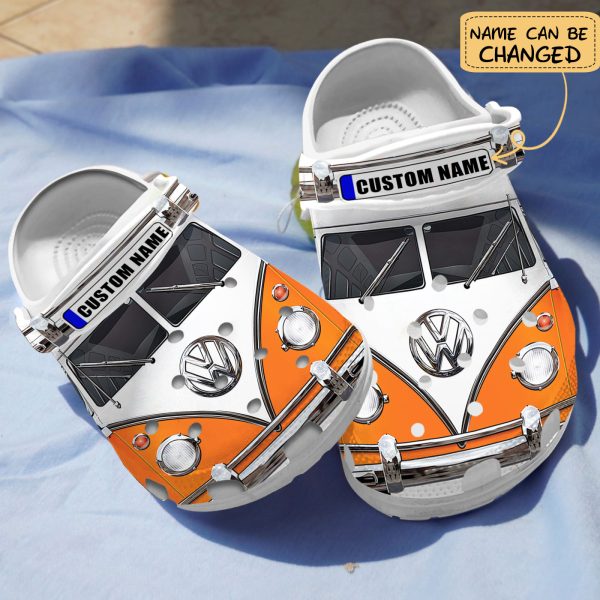 GCY3003201custom chay ads, Personalized Unisex Love Campervan Crocs, Quick Delivery Available!, Personalized, Unisex