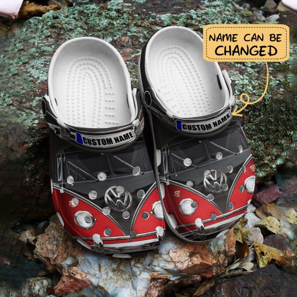 GCY3003202custom ads1, Customized and Water-proof Love Campervan Crocs For Men And Women, Men, Water-proof, Women