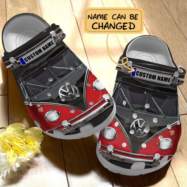 GCY3003202custom ads3, Customized and Water-proof Love Campervan Crocs For Men And Women, Men, Water-proof, Women