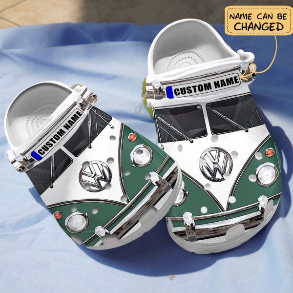 GCY3003205custom ads1, Personalized Unisex Love Campervan Crocs, Suitable for camping trip, Personalized, Unisex