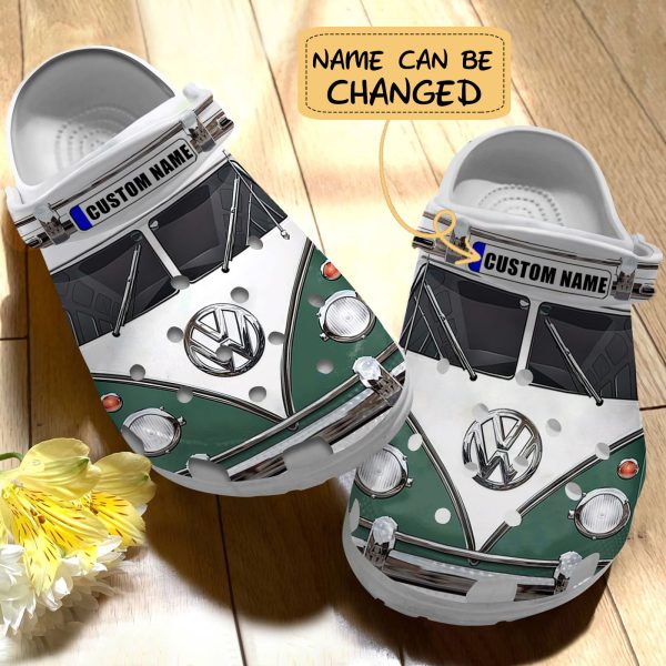 GCY3003205custom ads3, Personalized Unisex Love Campervan Crocs, Suitable for camping trip, Personalized, Unisex