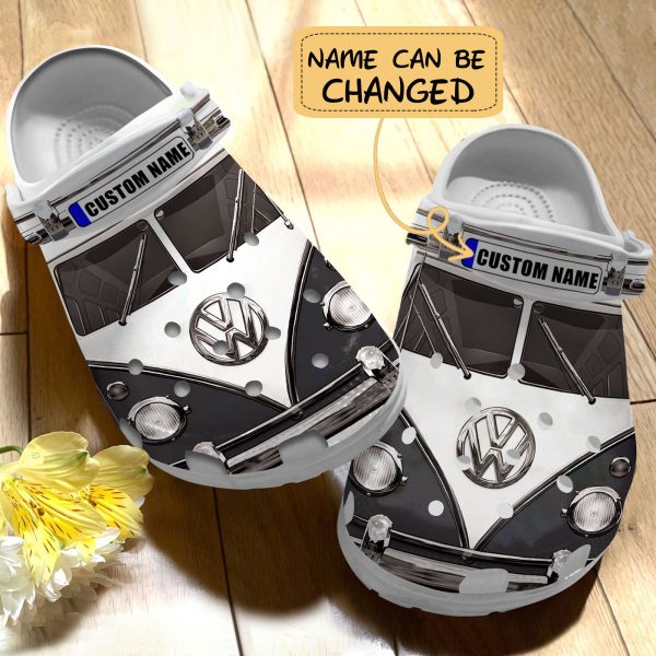 GCY3003208custom ads3, Customized And Water-proof Love Campervan Crocs – Easy To Buy, Water-proof