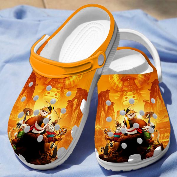 GFL2110322mockup.jpg3, Kungfu Panda And Friends Exclusive Hot Color Unisex Crocs, Exclusive, Unisex