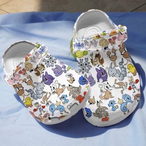 GHU2912202 2, Limited Edition Of Pokemon White Crocs For Anime Fans, Limited Edition, White