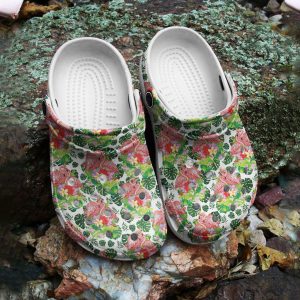 GLY2302217ch ads3, Unisex Lightweight And Non-slip Flamingo In The Rainforest Crocs, Hi summer Collection!, Non-slip, Unisex