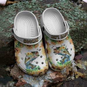 GMB1608203 3, Limited Edition Hookin Aint Crocs, Water-Resistant For Fishing Men, Men, Water-Resistant