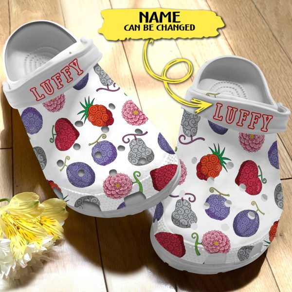 GNB2009207 1, Fuzzy And Fashionable Devil Fruit One Piece Crocs, Buy More Save More, Fashionable, Fuzzy