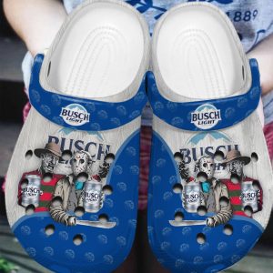 GNH2508307 mockup 1, Soft And Comfort Clog Sandals Slider Classic Busch Light Unisex Crocs, Classic, Comfort, Soft, Unisex