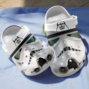 GNQ3008302 mk3, Special Star Wars White Crocs Perfect For Adult and Easy to Clean, Adult, Special, White