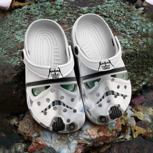 GNQ3008302 mk4, Special Star Wars White Crocs Perfect For Adult and Easy to Clean, Adult, Special, White
