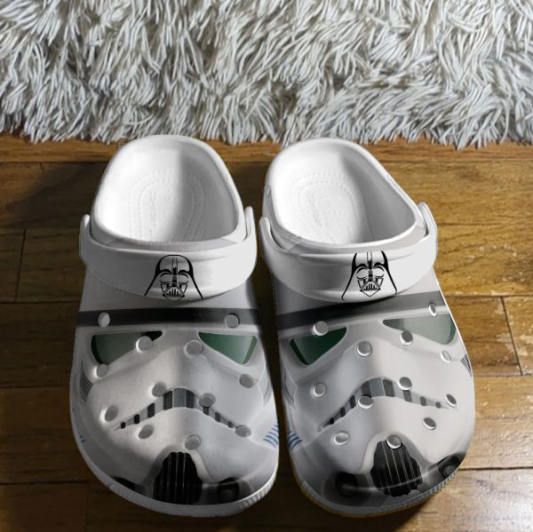 GNQ3008302 mk5, Special Star Wars White Crocs Perfect For Adult and Easy to Clean, Adult, Special, White